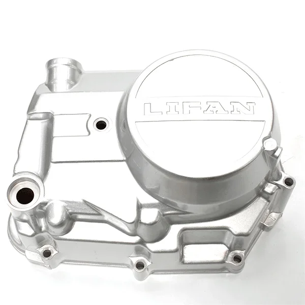 100cc Motorcycle Right Silver Engine Casing 1P50FMG with Lifan Logo for HT100-8