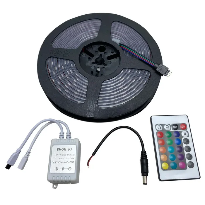 16 ft. Flexible RGB LED Light Strip w/Sleeve Universal