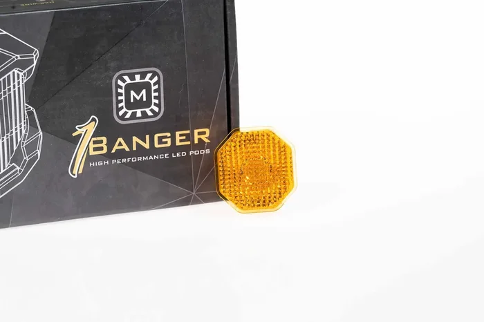 1Banger Yellow Flood Lens Only Universal