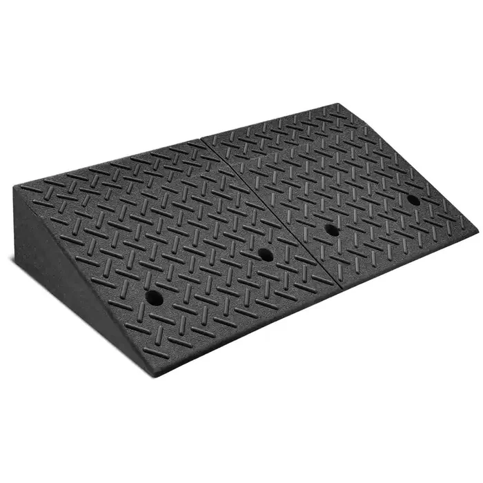 1pc Rise Rubber Curb Ramp 38.5 L in. x 19.6 W in. x 7 H in.