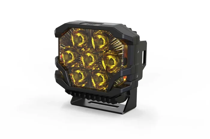 1x BigBanger HXB LED Pod Amber DRL / Spot / Yellow Universal
