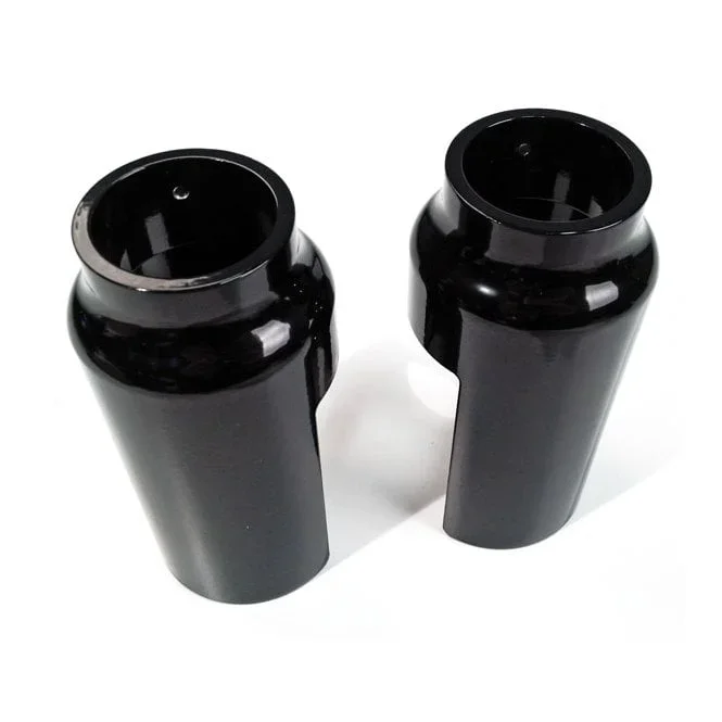 2-Piece Lower Fork Tube Cover Kit, Gloss Black Part 963015