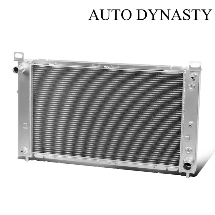 2-Rows Cooling Radiator+Fan Shroud 99-06 GMC Yukon Sierra AT 4.8L 5.3L V8