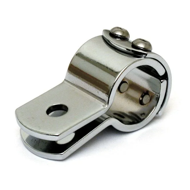 3-Piece Clamp 1-1/8″. Chrome Steel
