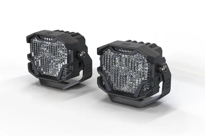 4Banger 2.0 HXB LED Pods Flood / White Set Universal