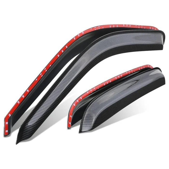 4Pcs Window Visors Guard Deflector 02-06 Cadillac Escalade ESV EXT, 00-06 GMC Yukon