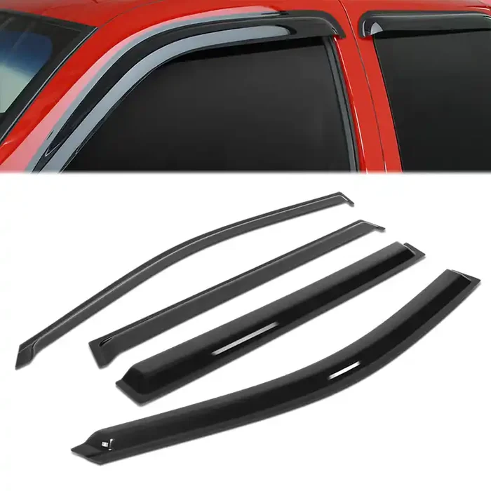 4Pcs Window Visors Guard Deflector 14-19 Toyota Highlander