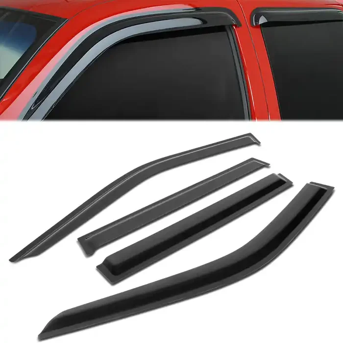 4Pcs Window Visors Guard Deflector 18-24 Ford Expedition