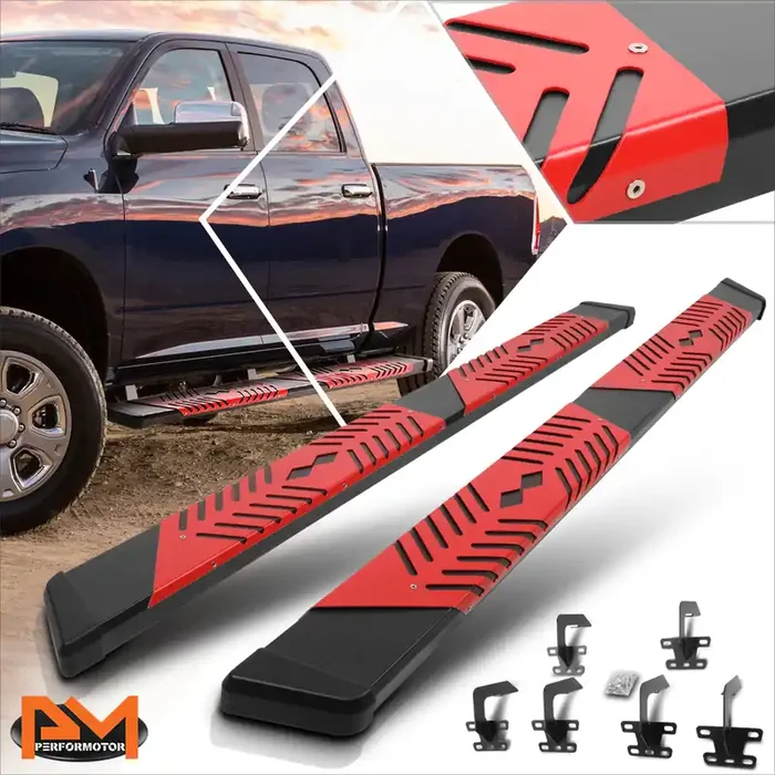 5.5 in. Wide Flat Step Bar Running Boards 11-22 Ram 1500 2500 3500 Crew Cab 4-Door