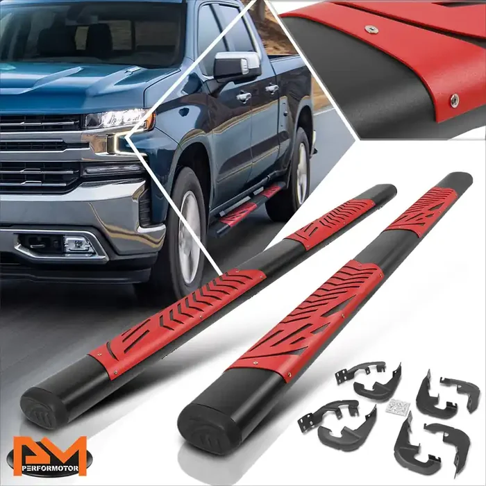 5.5 in. Wide Side Step Nerf Bar 19-21 Chevy Silverado GMC Sierra Crew Cab