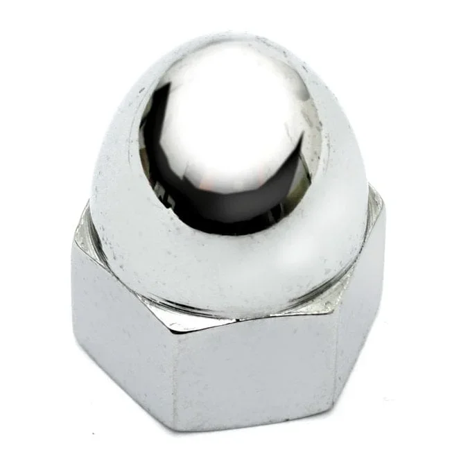 5/8-18 ACORN NUT CHR. 73-07 B.T., XL (REAR AXLE); 2007 FXSTD REAR AXLE NUT