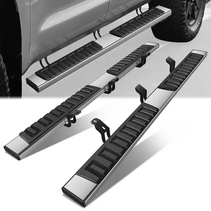 6.75″ W Stainless Steel Running Boards 07-21 Toyota Tundra Crew Cab