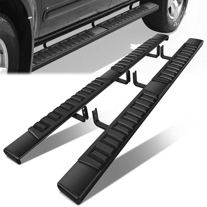6 in. Wide Side Running Boards 05-24 Nissan Frontier Crew Cab