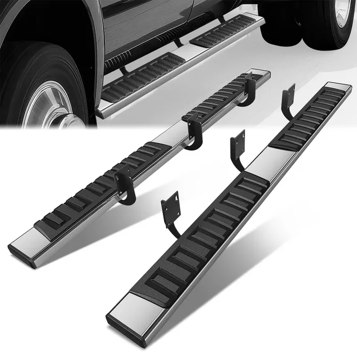 6 in. Wide Side Running Boards 99-16 Ford F-250- F-450 Super Duty Super Crew Cab