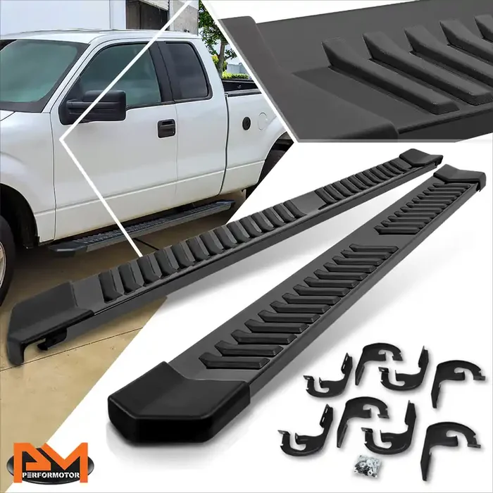 6 in. Wide Side Step Bar Running Boards 04-14 Ford F-150 Super Cab