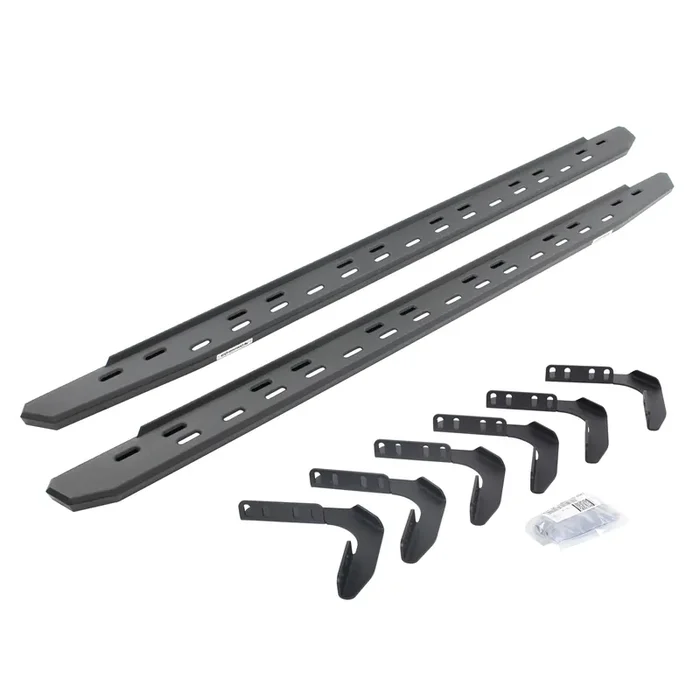 69618087SPC 5 in. Slim Line RB30 Running Boards Kit 99-16 Ford F-250 F-350 Super Duty