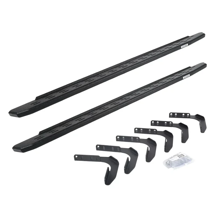 69618087T 7 in. Wide RB 30 Running Boards Kit 99-16 Ford F-250 F-350 Super Duty