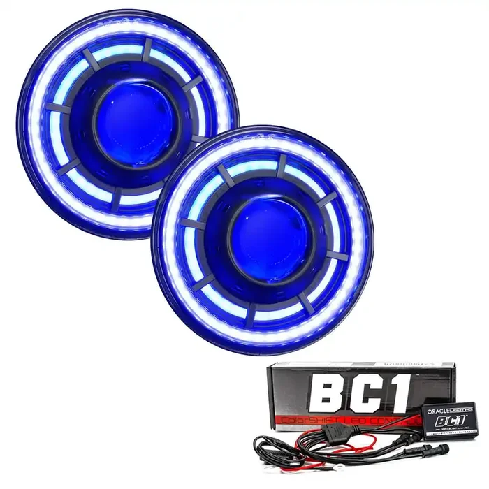 7 in. ColorSHIFT Bi-LED Projector Headlights Jeep Wrangler JK