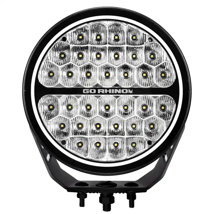 751700911DRS Blackout Series MAXROUND 9 in. Round LED Driving Light w/ DRLs