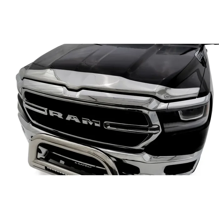 Aeroskin Flush Mount Chrome Hood Protector 19-22 Ram 1500