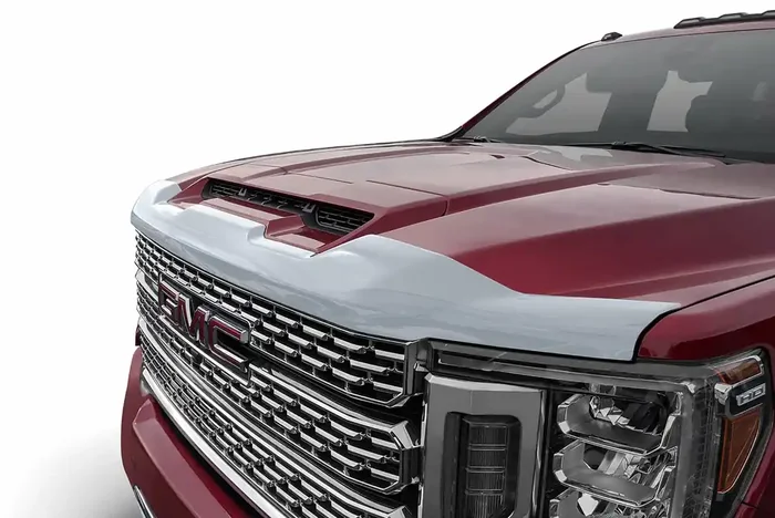 Aeroskin Flush Mount Chrome Hood Protector 20-22 GMC Sierra 2500/3500