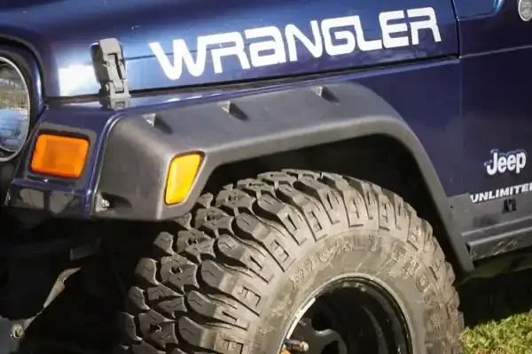 All Terrain Fender Flare Kit, 4.75 Inch, 4 Piece 97-06 Jeep Wrangler