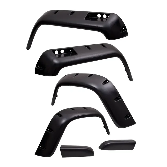 All Terrain Fender Flare Kit, 6 inch 87-95 Jeep Wrangler YJ