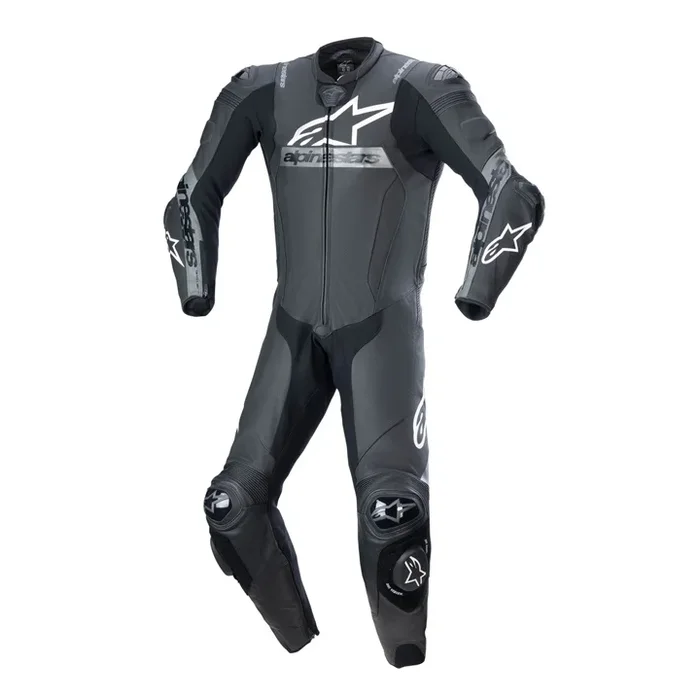 Alpine Missile V2 Ward 1Pc Leather Suit Blk/Met Grey