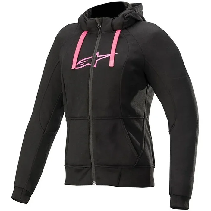 Alpinestars Stella Chrome Sport Hoodie Black Fuchsia