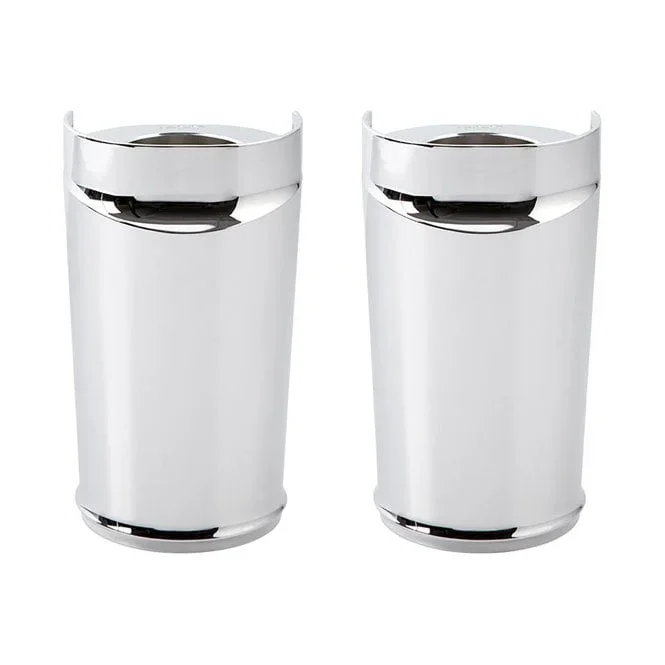 Arlen Ness Smooth fork boots for fat wheels. Chrome 14-21 Touring