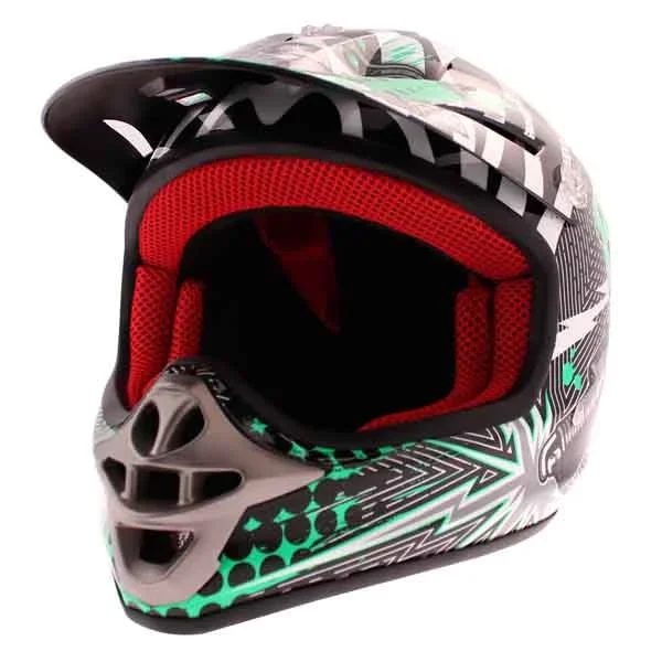 BKS 303 Piston Kids MX Helmet Green