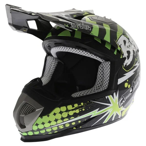 BKS 315 Piston Adult MX Helmet Green