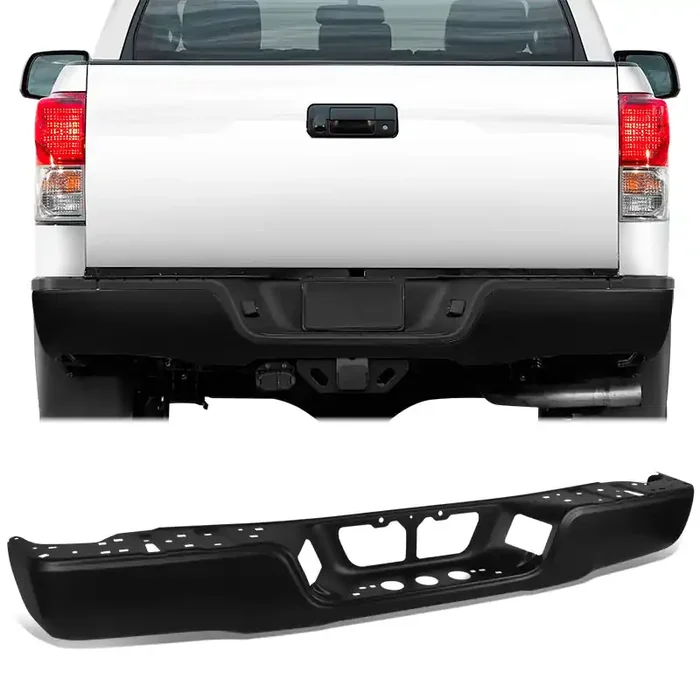 Black Rear Bumper Face Bar 07-13 Toyota Tundra