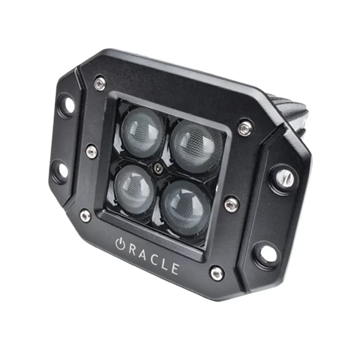 Black Series 7D 3 in. 20W Flush LED Square Spot/Flood Light