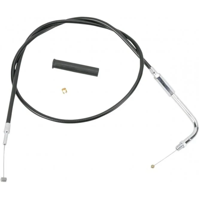 Black Vinyl Throttle Cable – Housing Length : 85.5 cm (33-3/4″) Classic