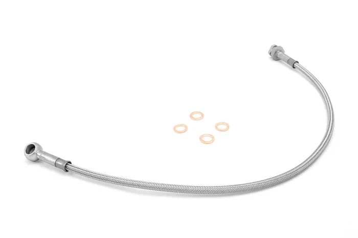 Brake Hose Kit, Front, Stainless Steel 76-81 Jeep CJ5/CJ7/CJ8