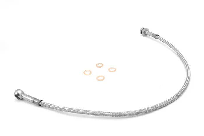 Brake Hose Kit, Front, Stainless Steel 82-86 Jeep CJ7/CJ8 Scrambler