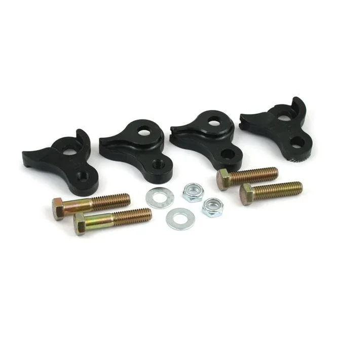 Burly rear lowering kit. Black 02-08 FLT (excl. models with soft bags, FLHX and adjustable shock models)