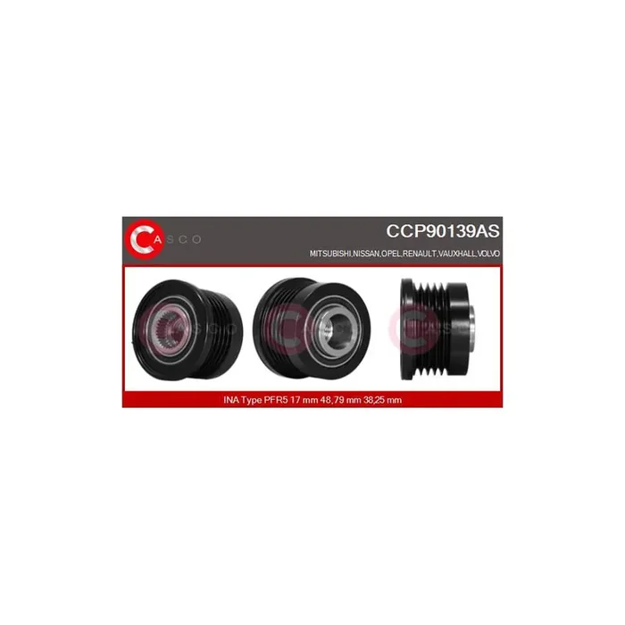 Casco Ccp90139As Pulley, Alternator