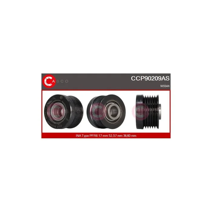 Casco Ccp90209As Pulley, Alternator