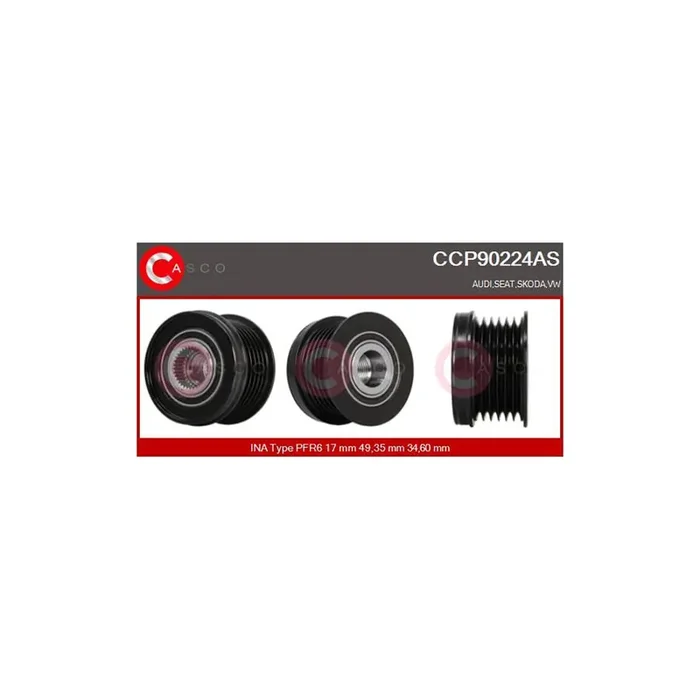 Casco Ccp90224As Pulley, Alternator