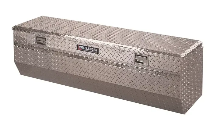 Challenger Chest Storage Box, 60.75-Inch, Brite Aluminum