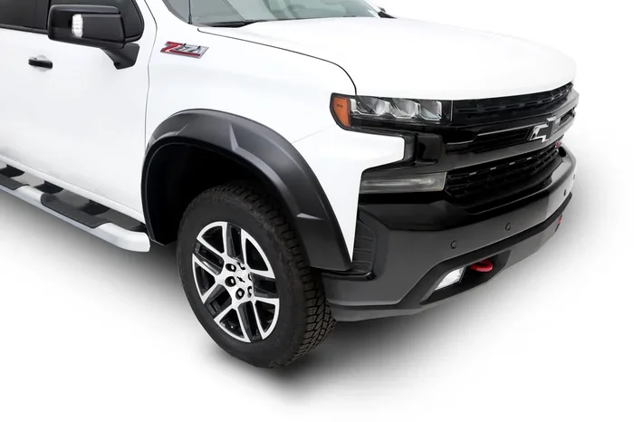 DRT Style Fender Flares, Front and Rear 20-23 Chevy 2500HD/3500HD