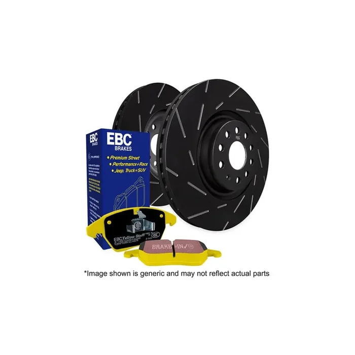 EBC PD08KR086 BMW E36 Yellowstuff Rear Brake Pad & USR Disc Kit – ATE Caliper