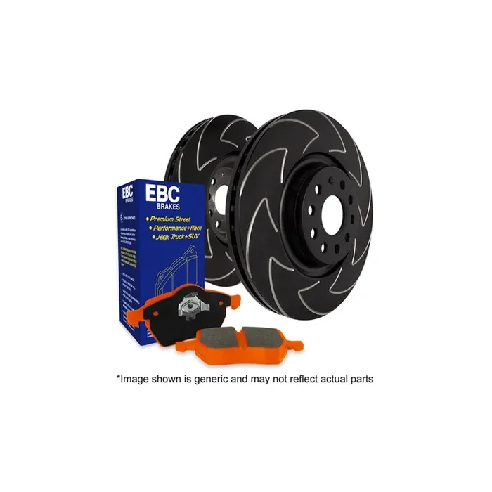 EBC PD20KF182 Seat Leon (1M) Orangestuff Front Brake Pad & BSD Disc Kit – Brembo Caliper