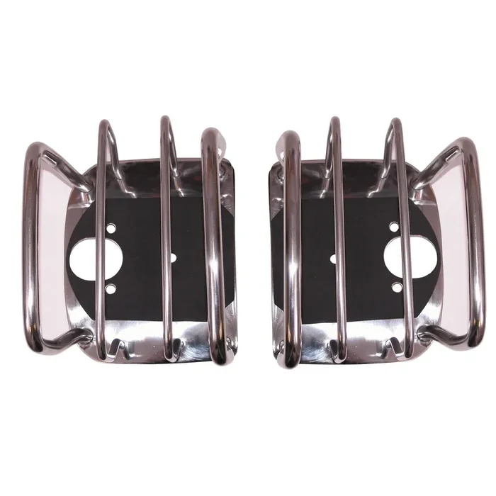 Euro Guard Kit, Tail Light, Stainless Steel 76-06 Jeep CJ/Wrangler