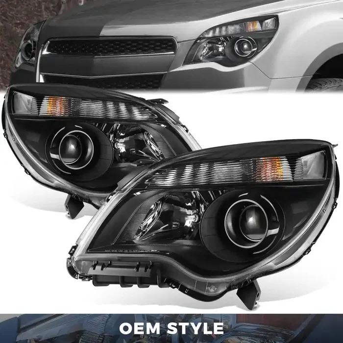 Factory Style Projector Headlights 10-15 Chevrolet Equinox