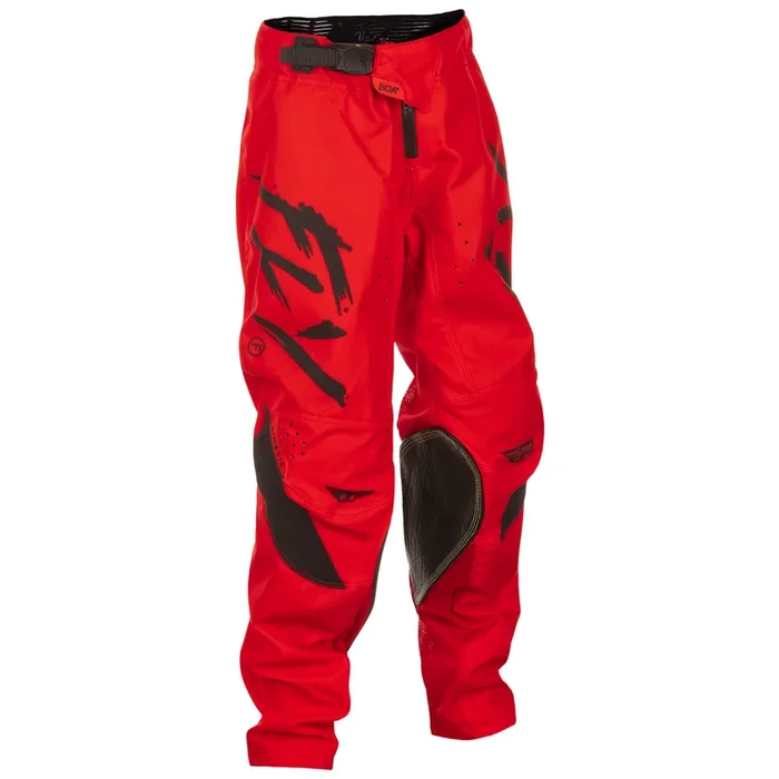 FLY RACING 2025 YOUTH KINETIC STOKE PANTS (RED/BLACK)
