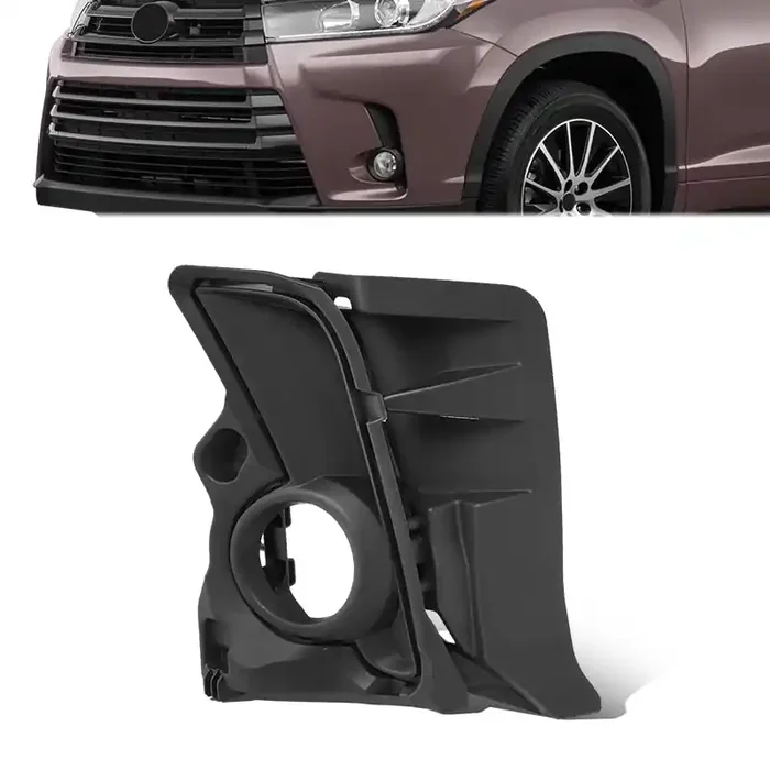Front Drive Side Fog Light Bezel 17-19 Toyota Highlander