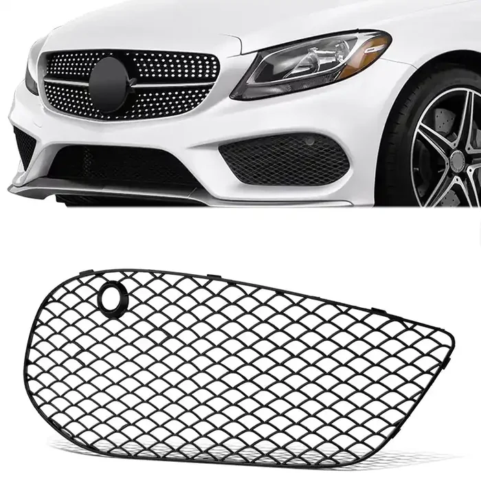 Front Passenger Side Fog Light Bezel 15-18 Mercedes-Benz C300, 2015 C400, 2016 C450 Amg, 17-18 C43 Amg